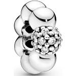 Charms en argent Pandora argentés en métal à perles look Punk pour femme 