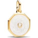 Piercings anneau Pandora Me blancs en or à perles 14 carats look fashion pour femme en promo 