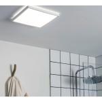 Panneau LED salle de bain Lano, design blanc 29.4 x 29.4cm, blanc neutre INSPIRE