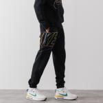 Pantalons Nike noirs à imprimés Taille M look streetwear pour homme en promo 