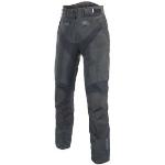 Pantalons de randonnée Büse noirs en polyester imperméables coupe-vents respirants Taille XXL pour femme 