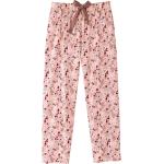 Pyjashorts roses à fleurs en coton avec noeuds Tailles uniques romantiques pour femme 