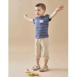 Pantalons cargo Noukies beiges en tissu sergé Taille 6 ans pour fille en promo de la boutique en ligne Vertbaudet.fr 