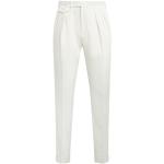 Pantalons à pinces de créateur Ralph Lauren Polo Ralph Lauren blanc crème en laine Taille XXL pour homme 