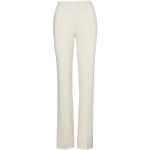 Pantalons blanc crème en laine à motif USA stretch Taille S pour femme 
