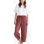 Pantalons large prune oeko-tex Taille L pour femme 