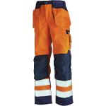 Pantalons classiques orange fluo 