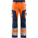 Pantalons de travail orange fluo pour femme 