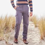 Pantalons battle Blancheporte gris en coton Taille 3 XL look urbain pour homme 