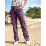 Pantalons battle violets en coton Taille XXL pour femme 