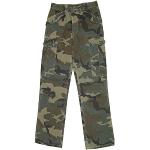 Pantalon cargo camouflage facile pour homme - Vert - 44