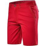 Shorts de cyclisme rouges respirants stretch Taille XL look fashion pour homme 