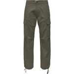 Pantalons cargo Only & Sons verts en coton look streetwear pour homme 