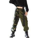 Pantalons de sport verts camouflage respirants look Hip Hop pour fille de la boutique en ligne Amazon.fr 