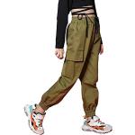 Pantalons de sport kaki respirants look Hip Hop pour fille de la boutique en ligne Amazon.fr 