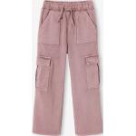 Pantalons cargo Vertbaudet mauves en coton Taille 4 ans look casual pour fille de la boutique en ligne Vertbaudet.fr 