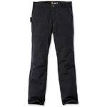Pantalons taille basse Carhartt Duck noirs stretch Taille M pour homme 