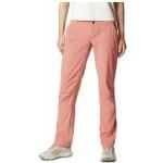 Pantalons de randonnée Columbia roses Taille M pour femme en promo 