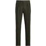 Pantalons à pinces de créateur Ralph Lauren Polo Ralph Lauren verts en tweed délavés Taille XL pour homme en promo 