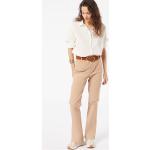 Jeans larges Etam beiges en coton mélangé Taille XS pour femme 