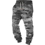 Pantalons taille élastique camouflage respirants Taille M look streetwear pour homme 