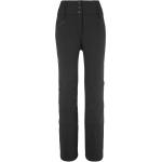 Pantalons de ski Millet noirs en shoftshell imperméables coupe-vents respirants Taille S look fashion pour femme 