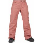 Pantalons de ski Volcom Frochickie orange respirants Taille S look streetwear pour femme 
