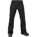 Pantalons de snowboard Volcom noirs en polyester imperméables respirants stretch Taille S look fashion pour femme 