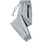 Pantalons de pyjama gris en flanelle Taille 3 XL look casual pour homme 