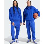 Joggings adidas bleus en polaire Taille XL pour femme 