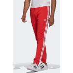 Pantalons taille élastique adidas adiColor rouges Taille L pour homme 