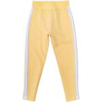 Pantalons de sport Monnalisa jaunes à strass Taille 4 ans look sportif pour fille en promo de la boutique en ligne Monnalisa.com/fr 
