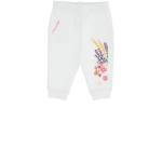 Pantalons de sport Monnalisa blancs à logo en coton Taille 9 ans romantiques pour fille en promo de la boutique en ligne Monnalisa.com/fr 