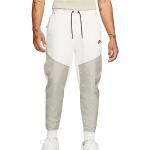 Joggings Nike Sportswear Tech Fleece blancs en polaire Taille M look fashion pour homme 