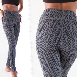 Pantalon De Yoga En Coton Biologique | Collants Imprimés Vêtements Sport Leggings Longs Lounge Femme Boho Offrandes