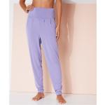Pantalons de yoga violets en polyester Taille 3 XL pour femme en promo 