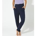 Pantalons de yoga bleus en polyester Tailles uniques pour femme en promo 