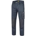 Pantalons de travail Diadora Utility gris acier en polyester Taille M look Rock pour homme 
