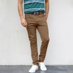 Jeans droits Blancheporte marron en coton Taille 3 XL plus size pour homme en promo 