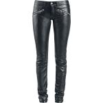 Pantalons taille basse noirs en polyester Taille XS look streetwear pour femme 