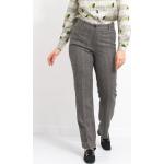Pantalons taille haute gris à rayures en lycra Taille XL W34 L32 look vintage pour femme 