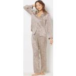Pantalons de pyjama Etam marron à effet léopard Taille S pour femme 