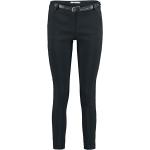 Pantalons skinny Hailys noirs en toile Taille XS look streetwear pour femme 