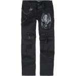 Jeans slim Gothicana by emp noirs en coton Taille M look gothique 