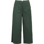 Pantalons verts en coton Taille XS look Pin-Up pour femme 