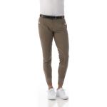 Pantalons à pinces blancs stretch Taille 3 XL look fashion pour homme en promo 