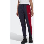 Pantalons adidas Essentials rouge bordeaux Taille XXS look color block pour femme en promo 