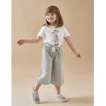 Pantalons Noukies verts en mousseline bio éco-responsable Taille 3 ans pour fille en promo de la boutique en ligne Vertbaudet.fr 