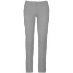 Pantalons chino Kariban gris Taille XXL pour femme 