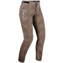Pantalon femme dharco gravity leopard noir beige